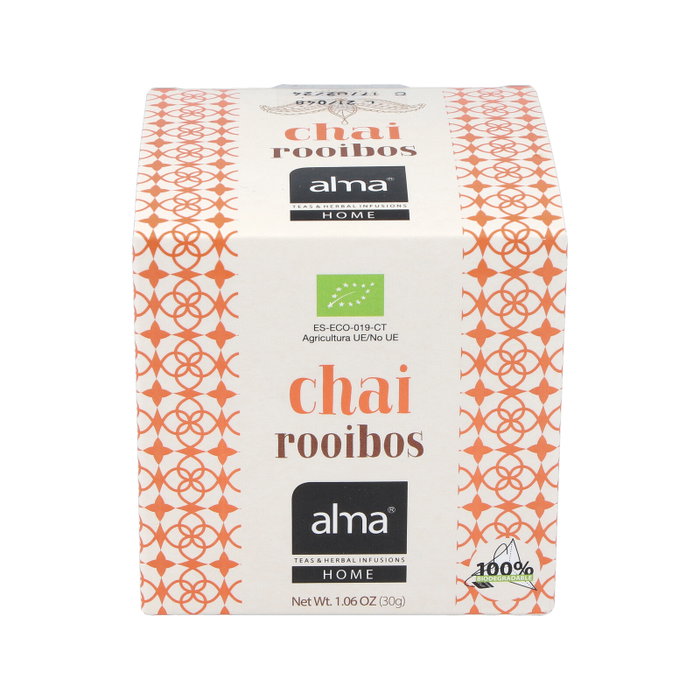 ALMA HOME Rooibos Chai Infusión 15 Pirámides ECO VEGAN ALMA HOME Rooibos Chai Infusión 15 Pirámides ECO VEGAN
