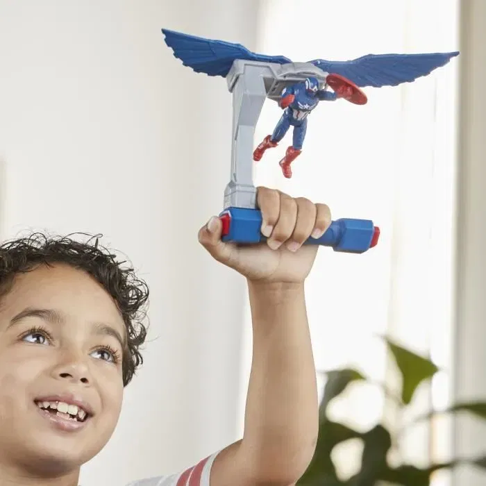 Hasbro HASG00755X0 Figura de control de vuelo del Capitán América Marvel Epic Hero Series para mayores de 4 años Hasbro HASG00755X0 Figura de control de vuelo del Capitán América Marvel Epic Hero Series para mayores de 4 años