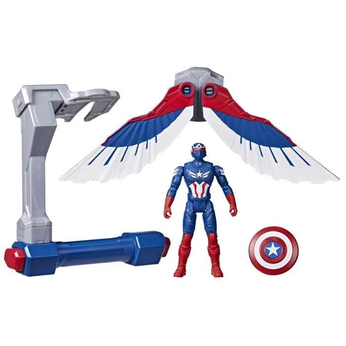 Hasbro HASG00755X0 Figura de control de vuelo del Capitán América Marvel Epic Hero Series para mayores de 4 años Hasbro HASG00755X0 Figura de control de vuelo del Capitán América Marvel Epic Hero Series para mayores de 4 años