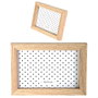 Home Deco Factory Essentiel Juego de 8 Marcos de Fotos para Pared Negro Madera 15x20 cm 13x18 cm 10x15 cm 10x10 cm