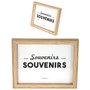 Home Deco Factory Essentiel Juego de 8 Marcos de Fotos para Pared Negro Madera 15x20 cm 13x18 cm 10x15 cm 10x10 cm