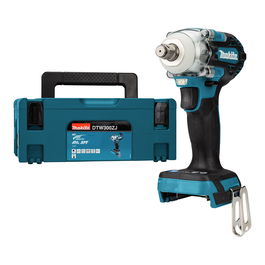 Makita DTW300ZJ Atornillador de Impacto Sin Escobillas, 18V, Destornillador de Pistola, 1/2"