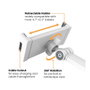 VALUE 17.99.1194 Soporte de Abrazadera para Tablet/UMPC de 11.9 cm a 32.3 cm