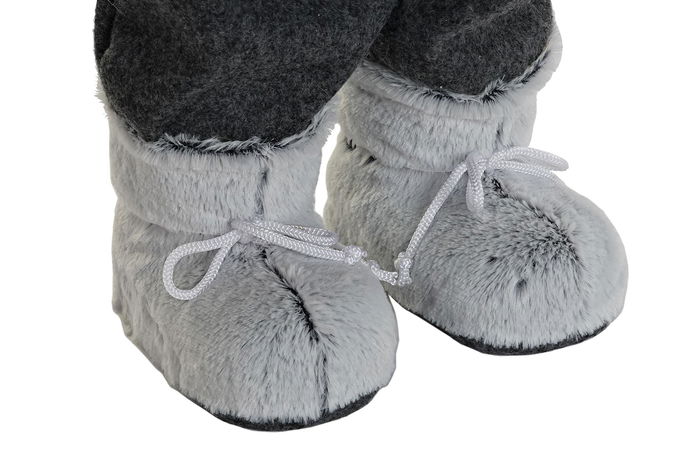 DKD Home Decor Figura Navidad Tradicional Reno Rojo Gris 45 x 34 x 83 cm