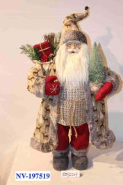 DKD Home Decor Figura Navidad Tradicional Reno Rojo Gris 45 x 34 x 83 cm