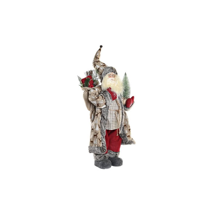 DKD Home Decor Figura RENO Rojo y Gris DKD Home Decor Figura RENO Rojo y Gris