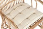 DKD Home Decor Silla de Bambú y Ratán Natural
