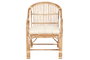 DKD Home Decor Silla de Bambú y Ratán Natural