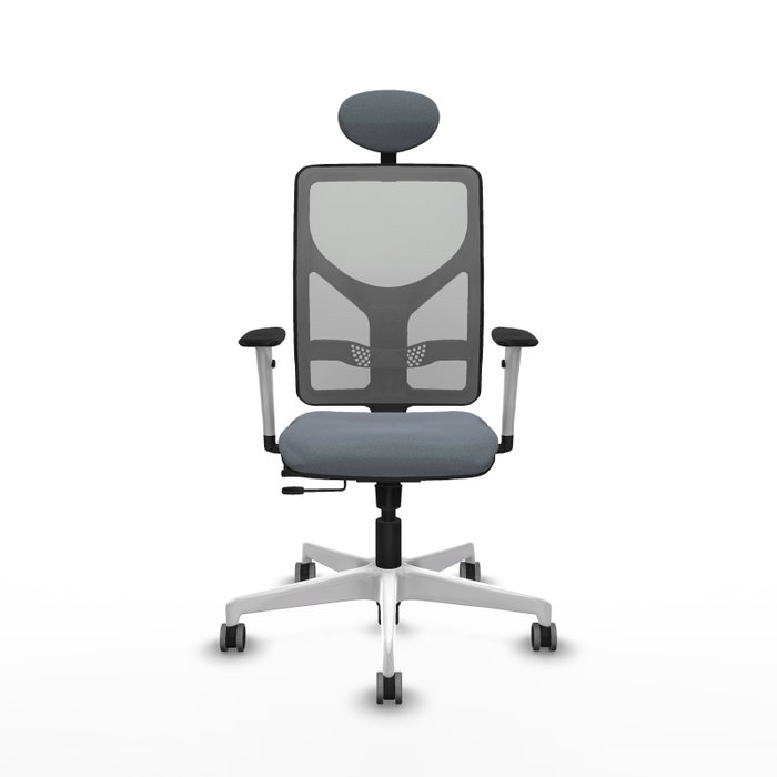 PIQUERAS Y CRESPO Silla de Oficina Motilla Gris con Mecanismo Sincro/Traslack