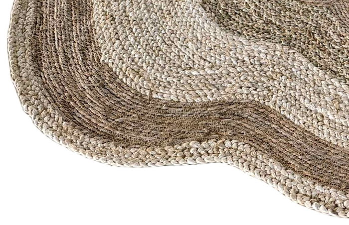 DKD Home Decor Alfombra Balines Bicolor 180 x 120 cm (2 Unidades)
