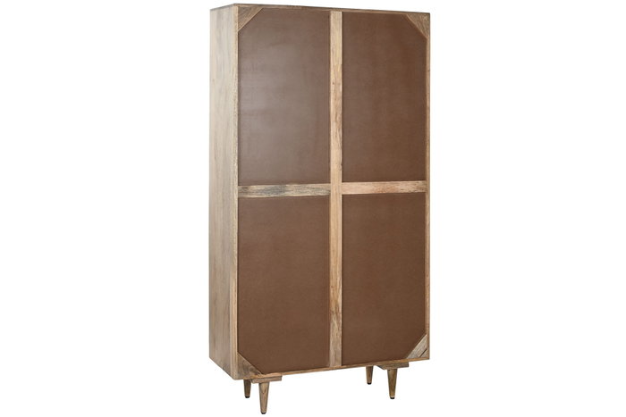 DKD Home Decor Estanteria Indio Blanco Natural Mango 90 x 174 x 35 cm