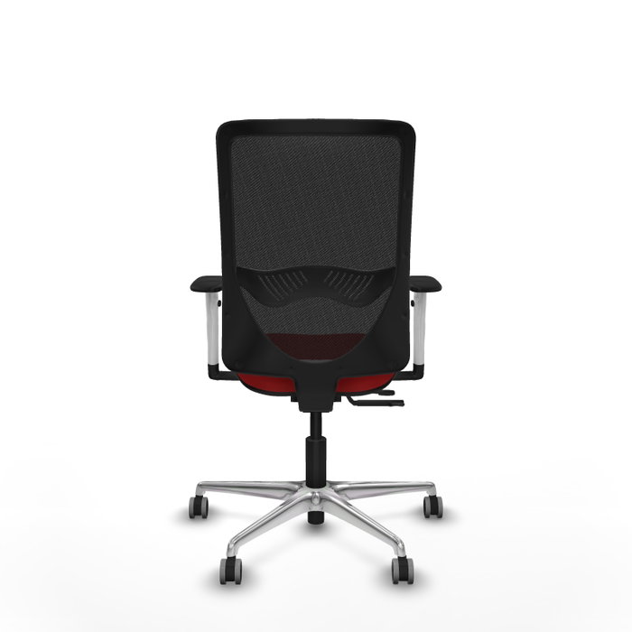PIQUERAS Y CRESPO Silla de oficina Zulema con mecanismo Sincro/Traslack, Rojo y Negro PIQUERAS Y CRESPO Silla de oficina Zulema con mecanismo Sincro/Traslack, Rojo y Negro