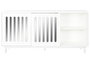 DKD Home Decor Buffet de Mango y Espejo Blanco 175x40,5x83,5