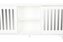 DKD Home Decor Buffet de Mango y Espejo Blanco 175x40,5x83,5