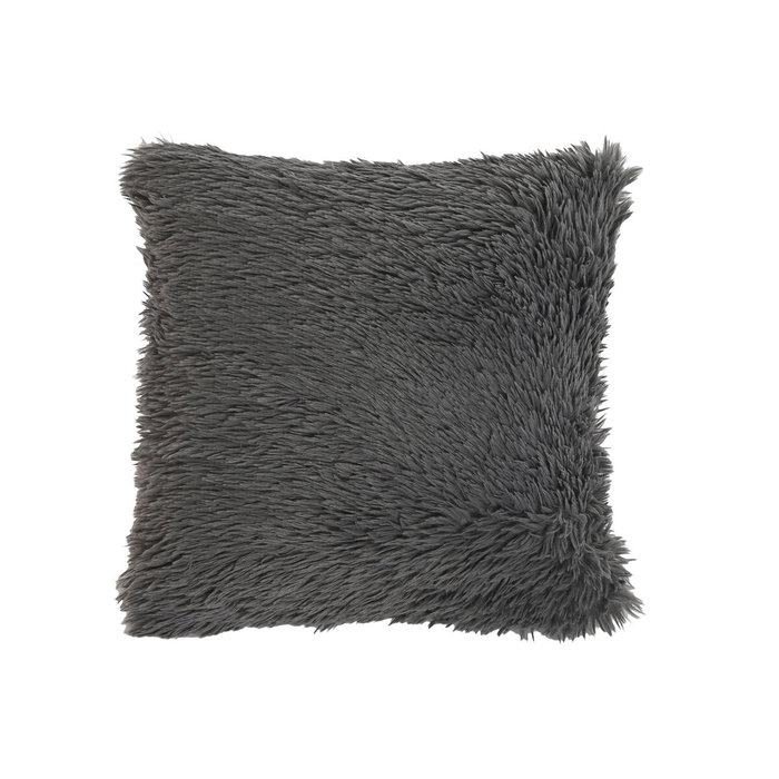 DKD Home Decor Cojín de Poliéster Gris 45x45x8 cm