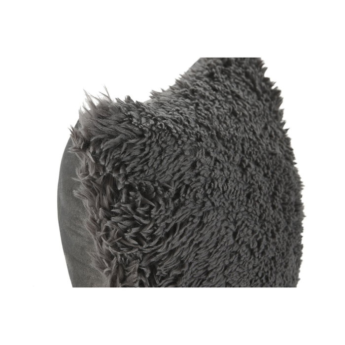 DKD Home Decor Cojín de Poliéster Gris 45x45x8 cm