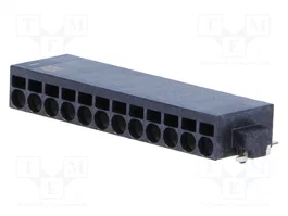 HARTING Conector hembra har-flexicon® 12 pines SMT 2,54 mm