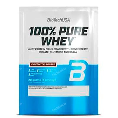 BIOTECHUSA 100% Pure Whey Choc - Proteína de Suero de Leche - 28G BIOTECHUSA 100% Pure Whey Choc - Proteína de Suero de Leche - 28G