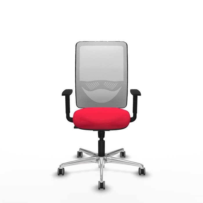 PIQUERAS Y CRESPO Silla de oficina Zulema con mecanismo Sincro, Rojo y Blanco PIQUERAS Y CRESPO Silla de oficina Zulema con mecanismo Sincro, Rojo y Blanco