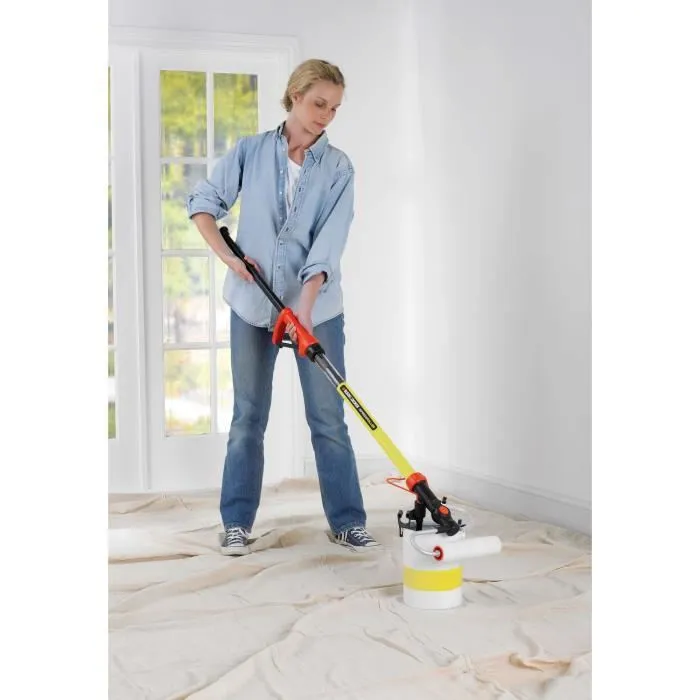 Set de Rodillos de Pintura Recargables Antigoteo Black & Decker BD-BDPR400