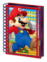 Super Mario Libreta A5 Wiro 3D Mario