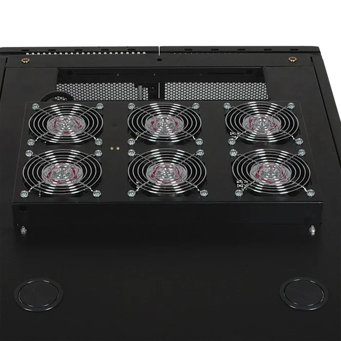 Eaton Tripp Lite SRXFANROOF Ventilador para Techo de Rack, 6 Ventiladores Alto Rendimiento, 208-240V AC, Negro, Compatible con Gabinetes SmartRack