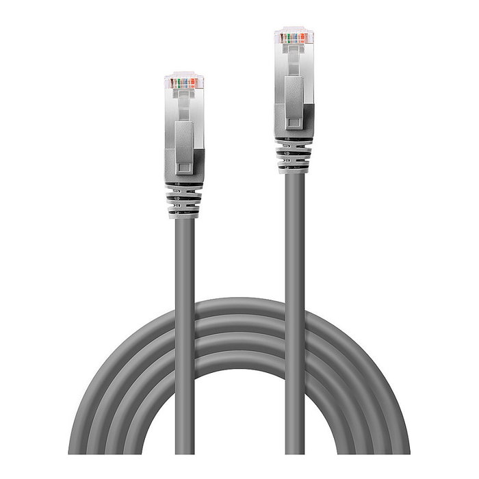 LINDY Patchkabel Cat6 45583, S/FTP (S-STP) Gris, Cable de Red 2 m, Cobre, 26 AWG, 250 MHz, RoHS