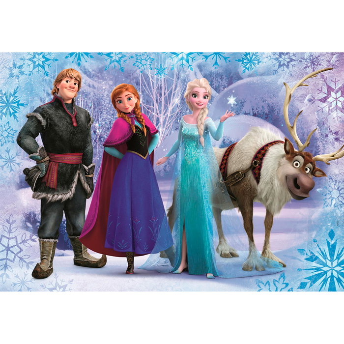 Clementoni 2x20 Puzles de Cartón Frozen Disney, 2 Puzzles de 20 Piezas Cada Uno, Ref. 24825