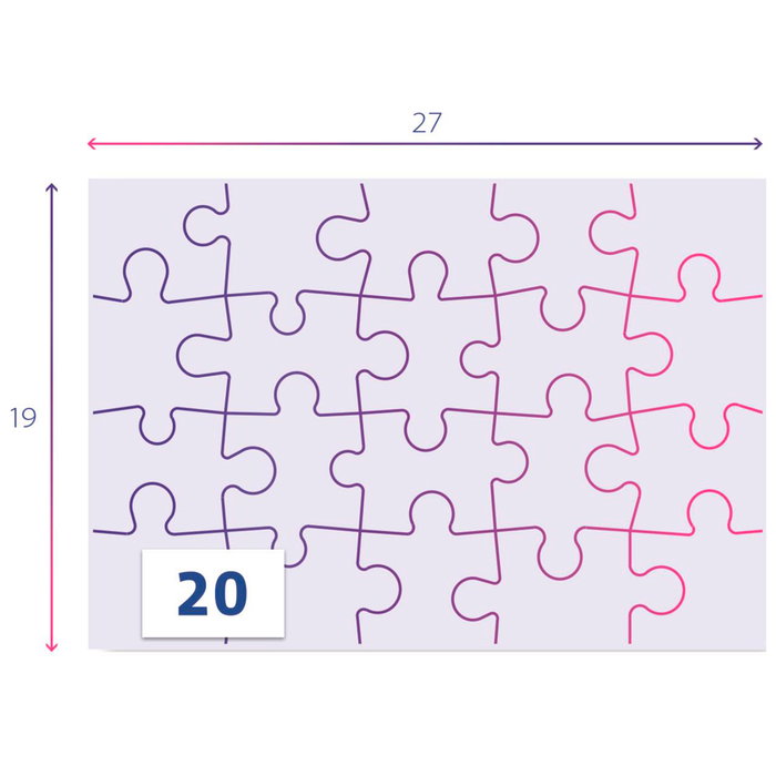 Clementoni 2x20 Puzles de Cartón Frozen Disney, 2 Puzzles de 20 Piezas Cada Uno, Ref. 24825