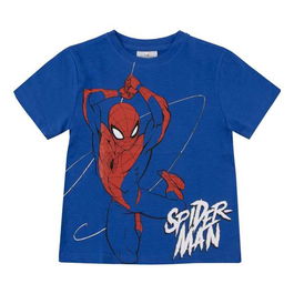 Cerdá Camiseta Spiderman Niños 5 Años Manga Corta Algodón Estampado Variado