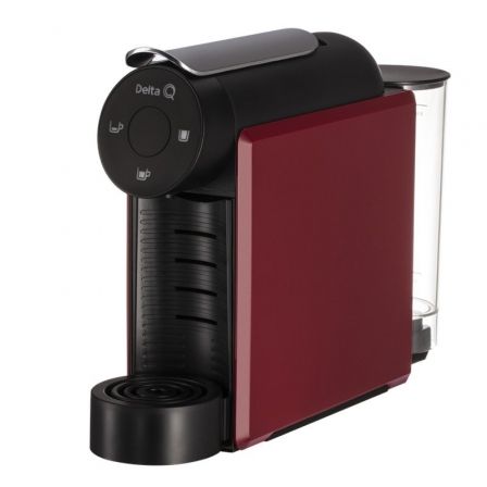 Delta Cafetera de Cápsulas Mini Qool Roja Delta Cafetera de Cápsulas Mini Qool Roja