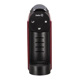 Delta Q Máquina de Café de Cápsulas Semiautomática miniQool Roja 20 bar 1200W Capacidad 0,6L para Espresso