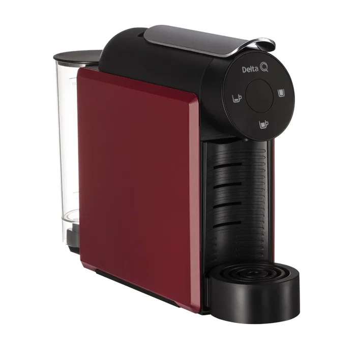 Delta Q Máquina de Café de Cápsulas Semiautomática miniQool Roja 20 bar 1200W Capacidad 0,6L para Espresso Delta Q Máquina de Café de Cápsulas Semiautomática miniQool Roja 20 bar 1200W Capacidad 0,6L para Espresso