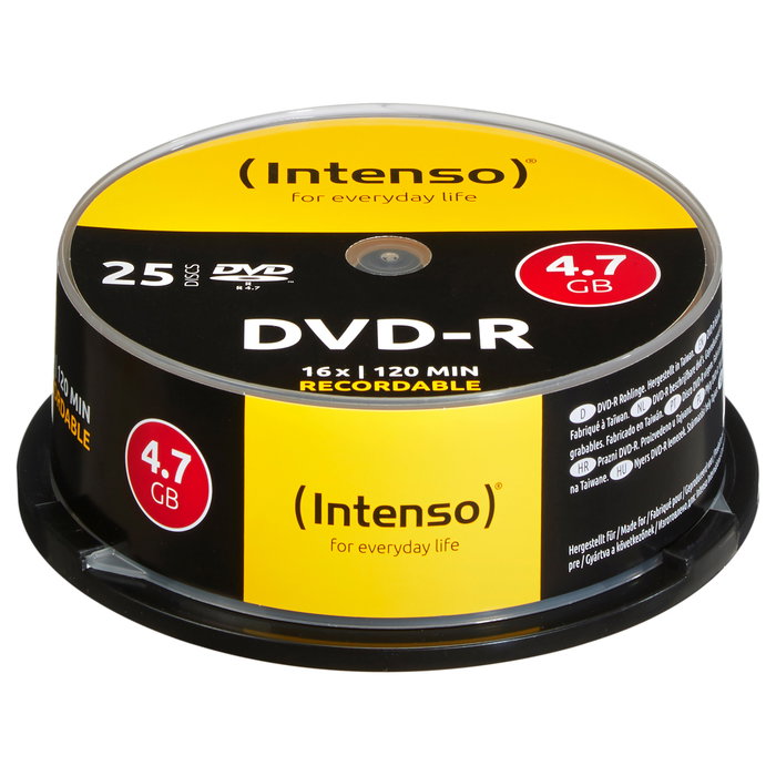 Intenso DVD-R 4,7GB 16x, 25 Unidades