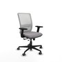 PIQUERAS Y CRESPO Silla de oficina Haches Gris y Blanco