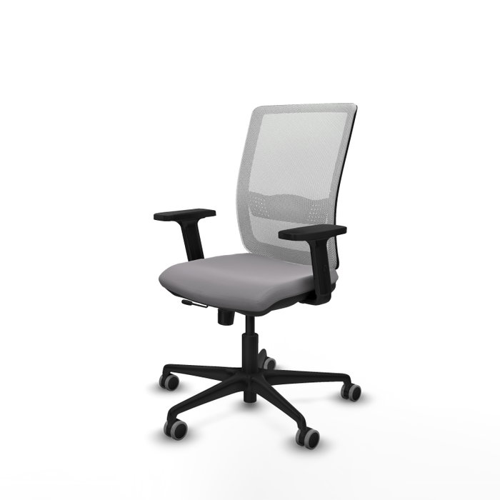 PIQUERAS Y CRESPO Silla de oficina Haches Gris y Blanco PIQUERAS Y CRESPO Silla de oficina Haches Gris y Blanco