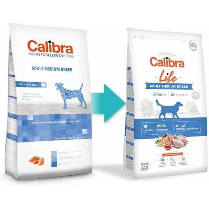 Calibra Dog Life Adult Medium Breed Pollo 12kg Calibra Dog Life Adult Medium Breed Pollo 12kg