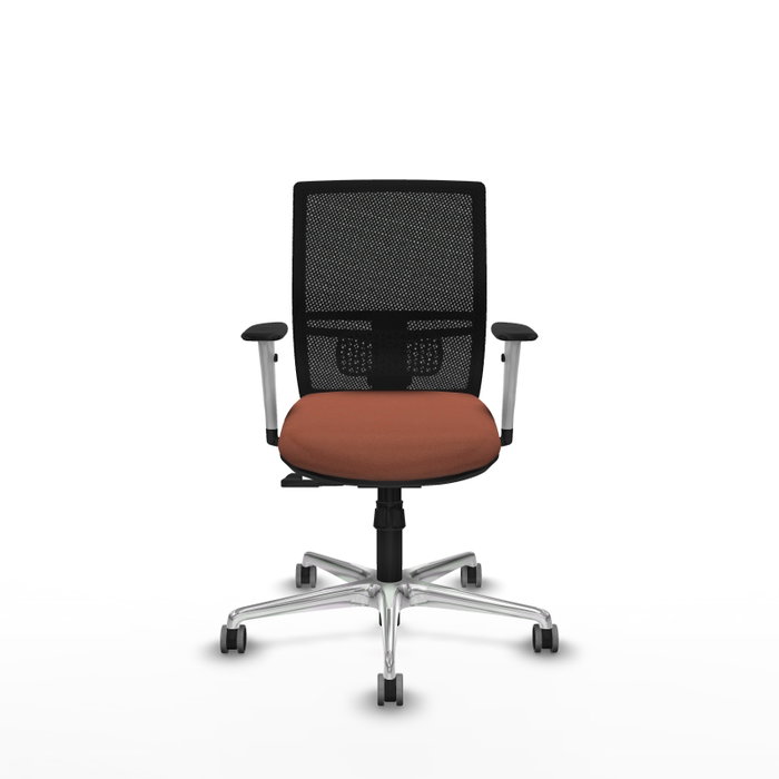 PIQUERAS Y CRESPO Silla de oficina Yunquera con mecanismo Sincro, Marrón y Negro PIQUERAS Y CRESPO Silla de oficina Yunquera con mecanismo Sincro, Marrón y Negro