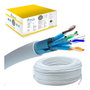 Extralink Cable de red CAT6A FTP (F/FTP) V2 Interior 500m Gris
