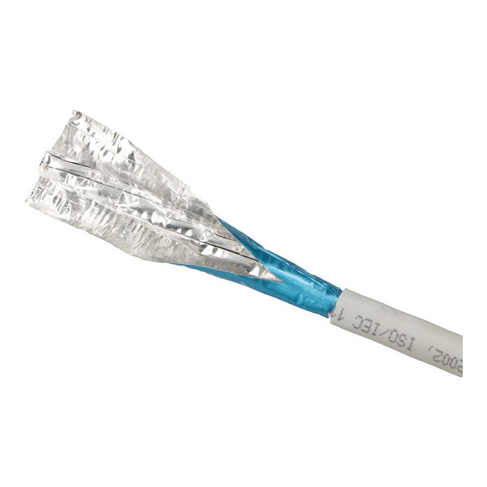 Extralink Cable de red CAT6A FTP (F/FTP) V2 Interior 500m Gris