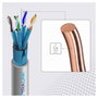 Extralink Cable de red CAT6A FTP (F/FTP) V2 Interior 500m Gris