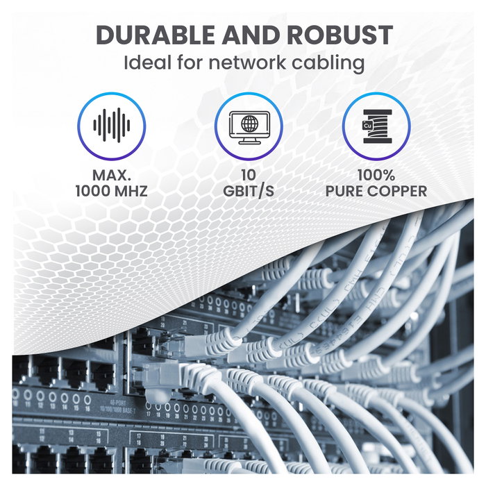 Extralink Cable de red CAT6A FTP (F/FTP) V2 Interior 500m Gris