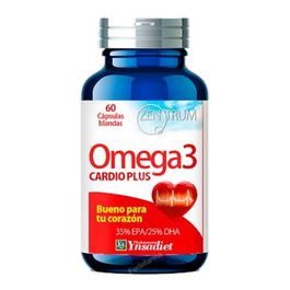 YNSADIET Omega 3 Cardio Plus 60 Cápsulas Contribuye al Mantenimiento Cardiovascular