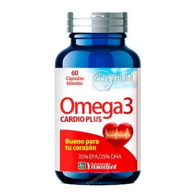 Zentrum Omega 3 Cardio Plus 60 Cápsulas Blandas Zentrum Omega 3 Cardio Plus 60 Cápsulas Blandas