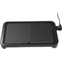 Arthur Martin AMPL204 Plancha Eléctrica Profesional 2000W, Placa Antiadherente Doble Zona, Termostato Regulable, Color Negro