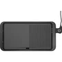 Arthur Martin AMPL204 Plancha Eléctrica Profesional 2000W, Placa Antiadherente Doble Zona, Termostato Regulable, Color Negro