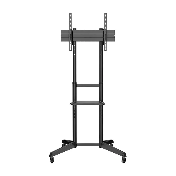 Aisens Soporte de Suelo Eco con Ruedas y Bandeja DVD para TV 37-70 pulgadas