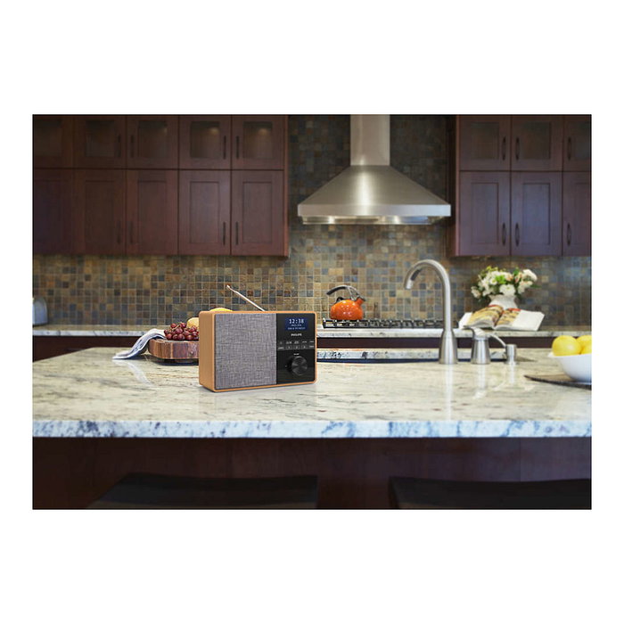 Philips TAR5505/10 Radio Portátil DAB+/FM con Bluetooth y Temporizador de Cocina