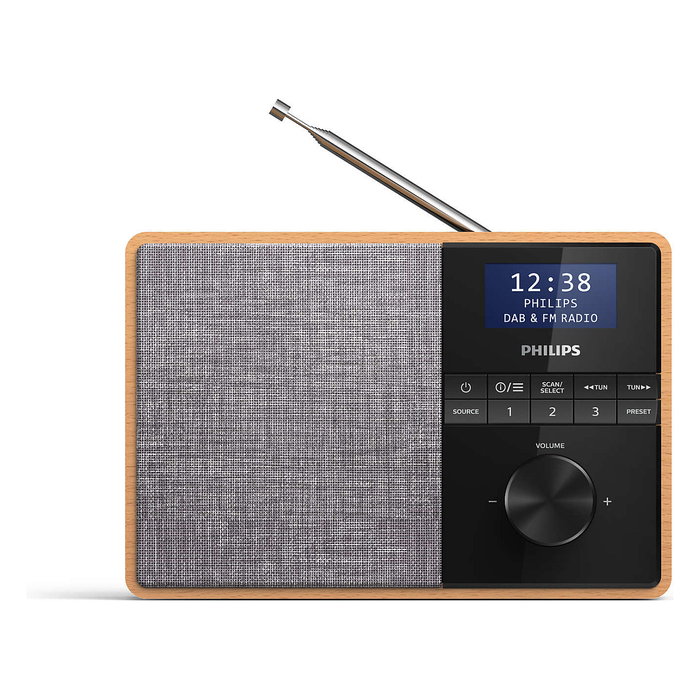 Philips TAR5505/10 Radio Portátil DAB+/FM con Bluetooth y Temporizador de Cocina