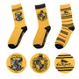 Harry Potter Pack de 3 Pares de calcetines Hufflepuff